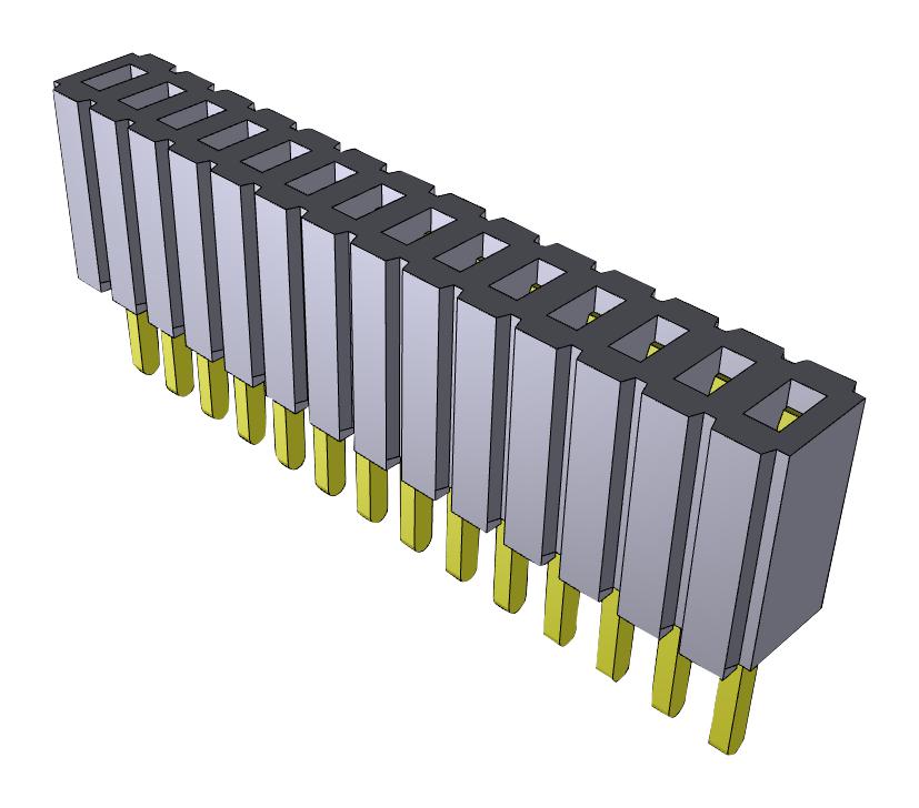 SLM-114-01-S-S CONNECTOR, RCPT, 14POS, 1ROW, 1.27MM SAMTEC