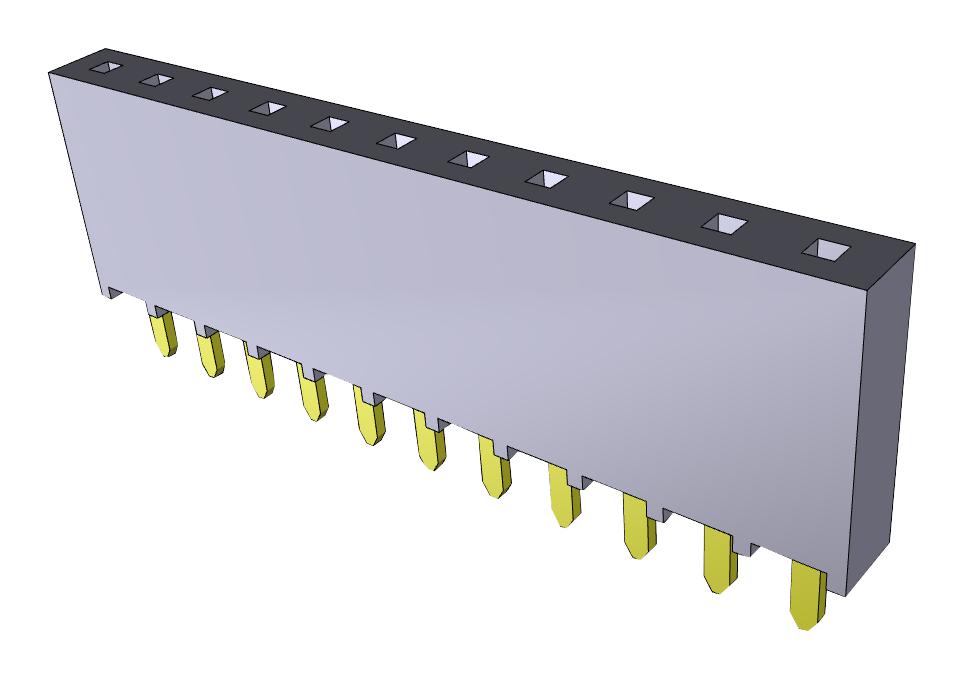 SSW-113-01-G-S CONNECTOR, RCPT, 13POS, 1ROW, 2.54MM SAMTEC