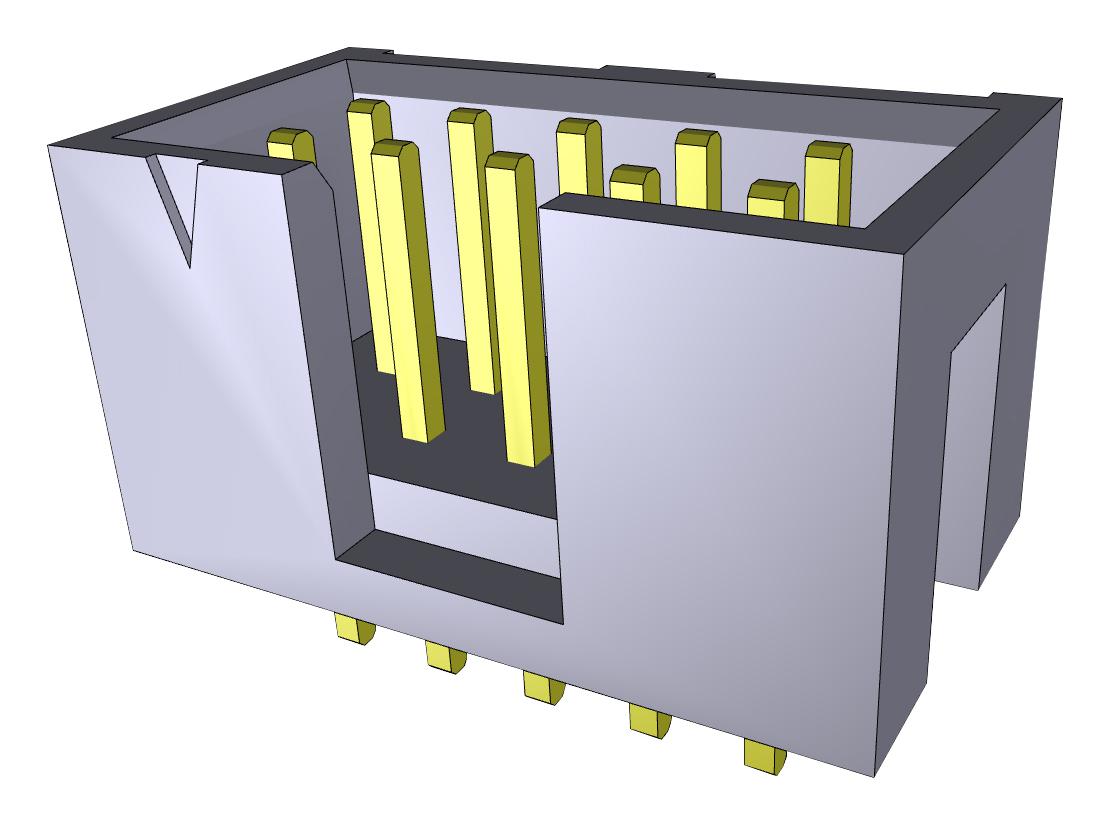 HTSS-105-01-G-D CONNECTOR, HEADER, 10POS, 2ROW, 2.54MM SAMTEC