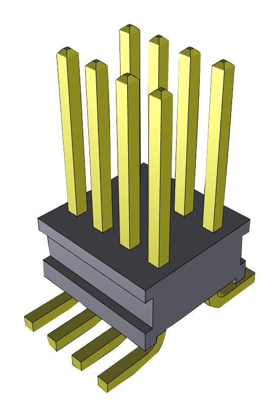 FTR-104-01-S-D CONNECTOR, 8POS, HEADER, 1.27MM, SMD SAMTEC