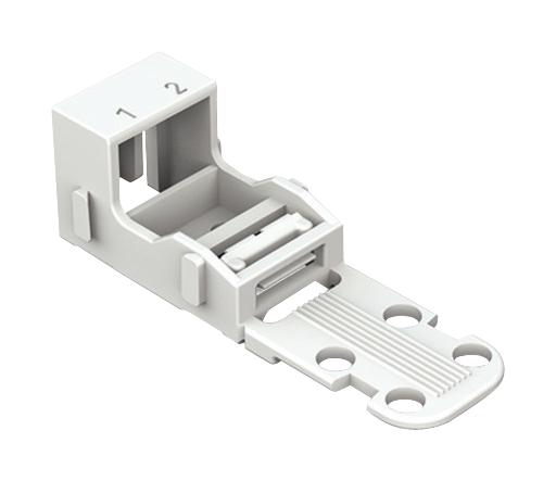 221-502 MOUNTING CARRIER, 2COND, WHITE, TB WAGO