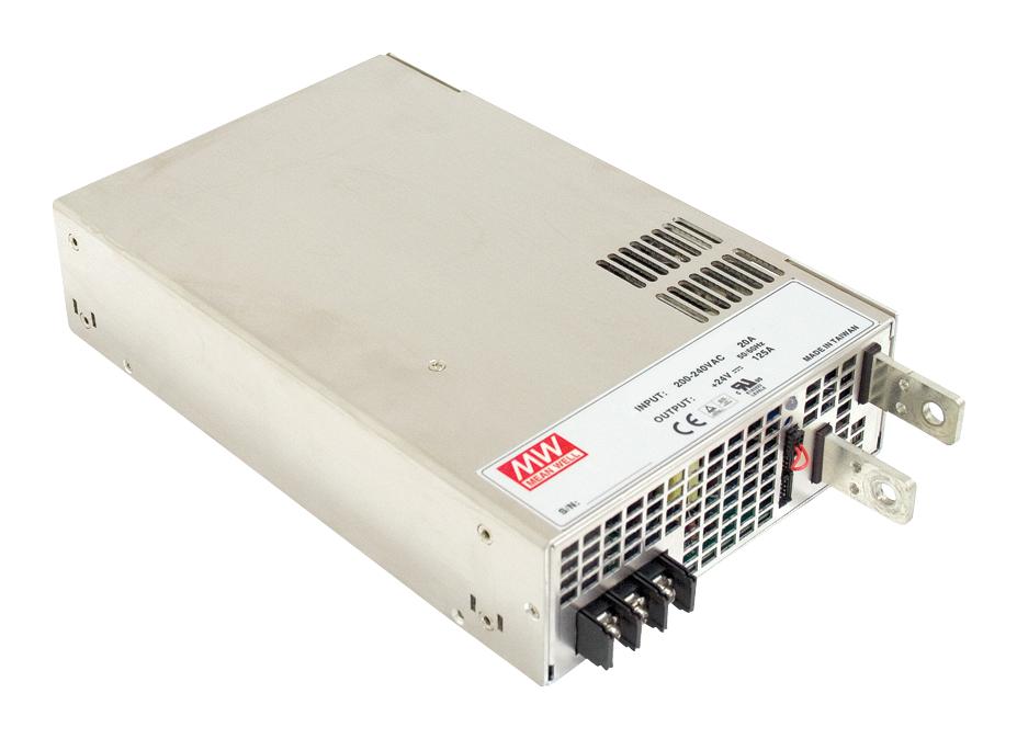 RSP-2400-24 POWER SUPPLY, AC-DC, 24V, 100A MEAN WELL