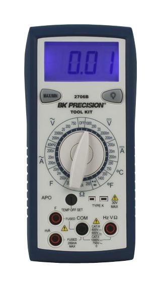 BK2706B DMM, MANUAL, 0.2A, 1KV, 2000COUNT B&K PRECISION