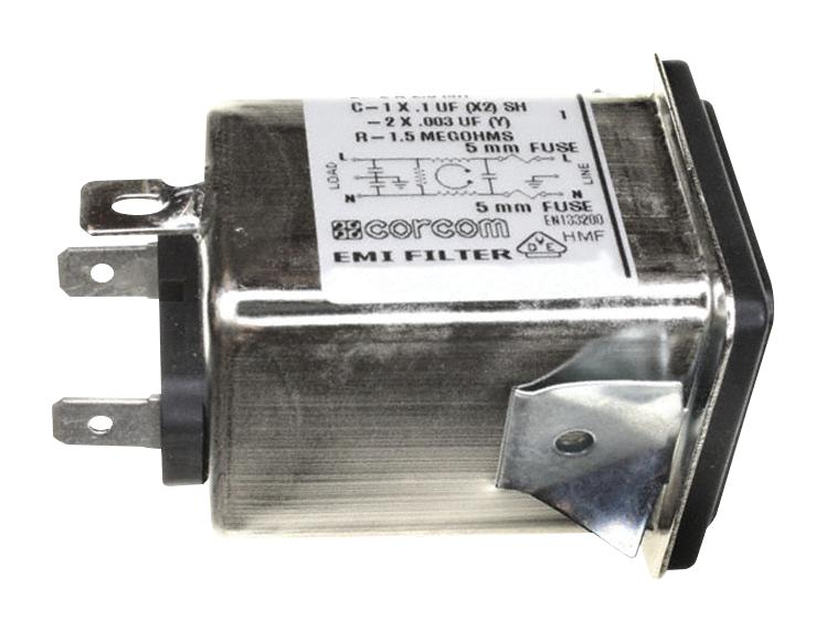 6609117-4 IEC FILTER, STANDARD, 3A, 250VAC, QC TE CONNECTIVITY