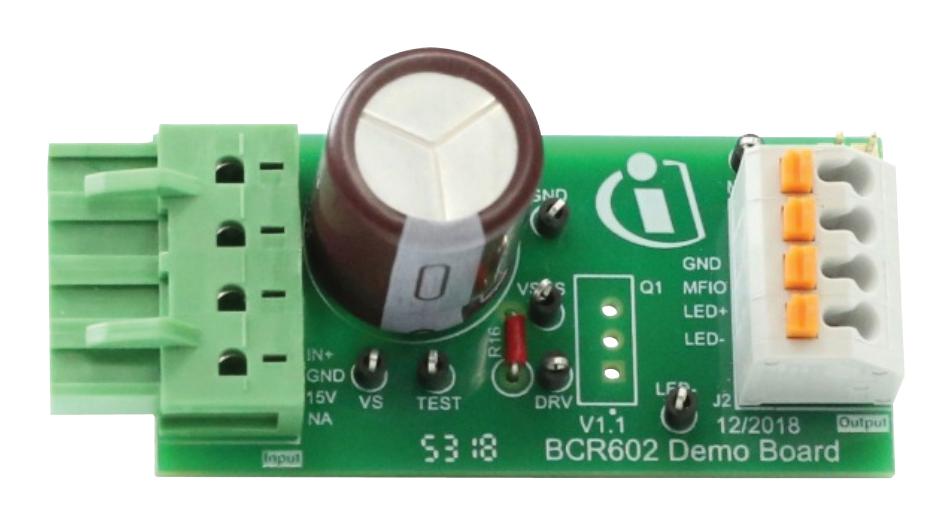 DEMO_BCR602_60V_ICTRL DEMO BOARD, LINEAR LED CONTROLLER INFINEON