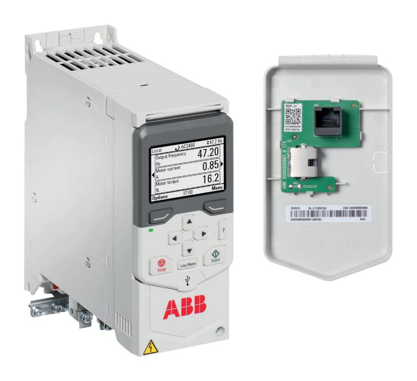 ACS480-04-04A1-4+J424+OL540 MOTOR DRIVE, 3-PH, 1.5KW, 380-480VAC ABB