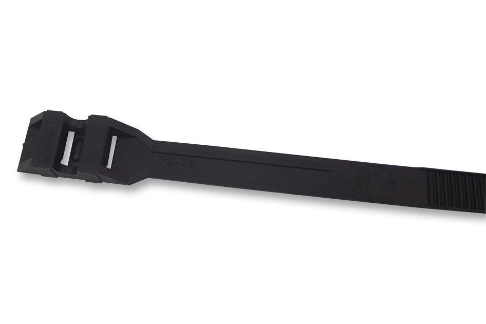 31919 CABLE TIE, 357MM, PA, BLACK, PK100 LEGRAND