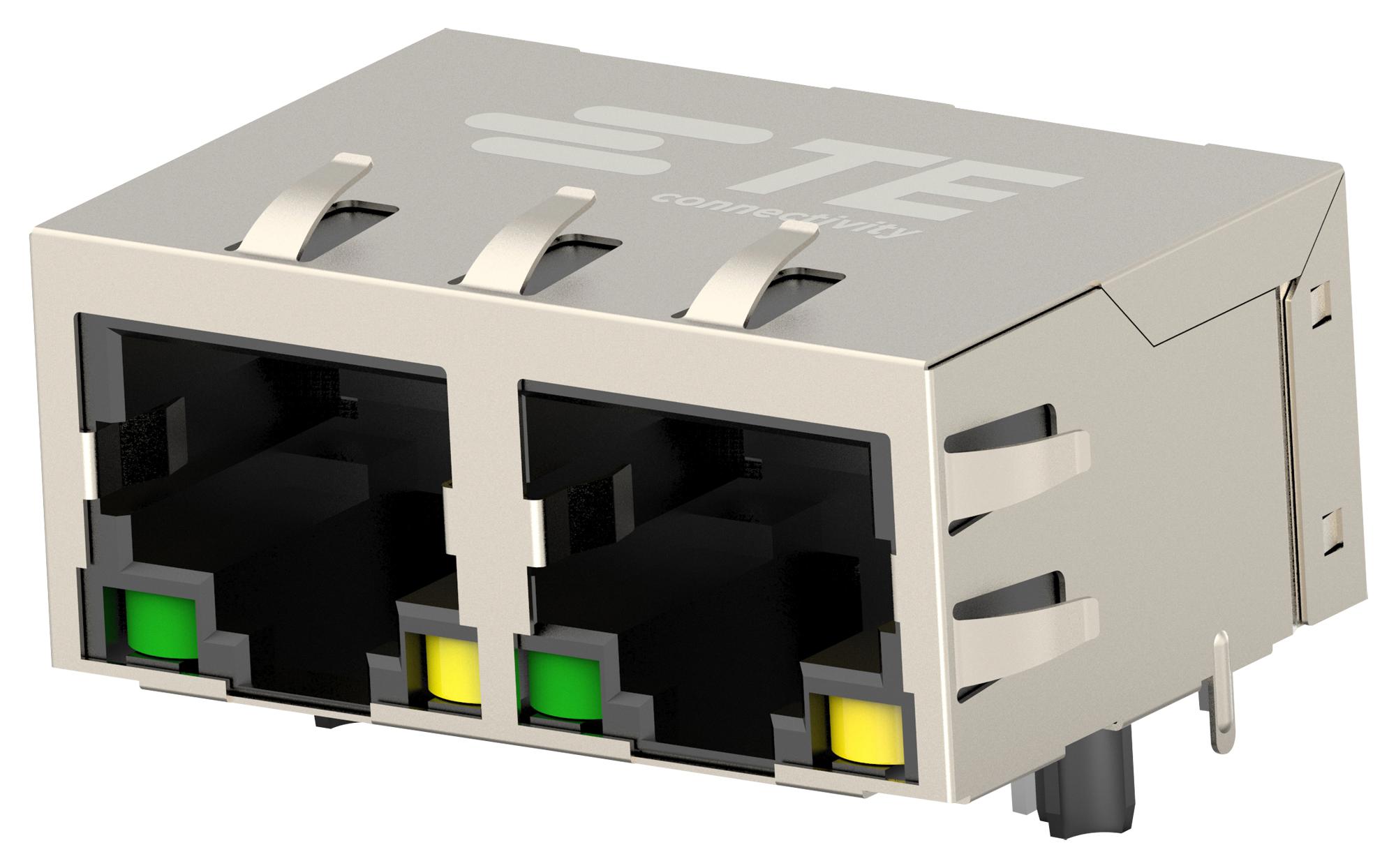 2337994-4 RJ45 CONNECTOR, JACK, 8P8C, 2PORT, CAT5 TE CONNECTIVITY