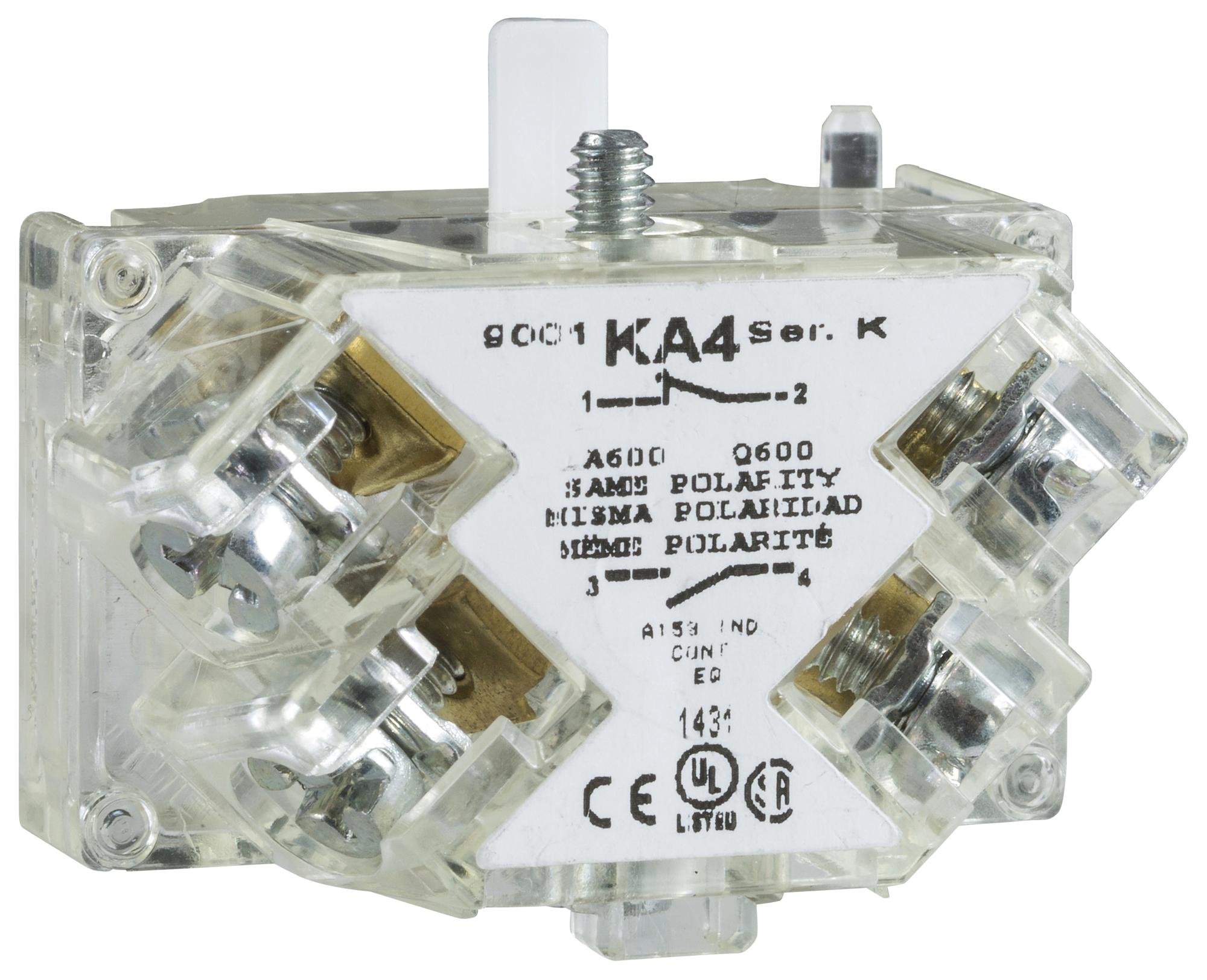 9001KA5 CONTACT BLOCK, 3A, 240VAC, CLAMP SCHNEIDER ELECTRIC