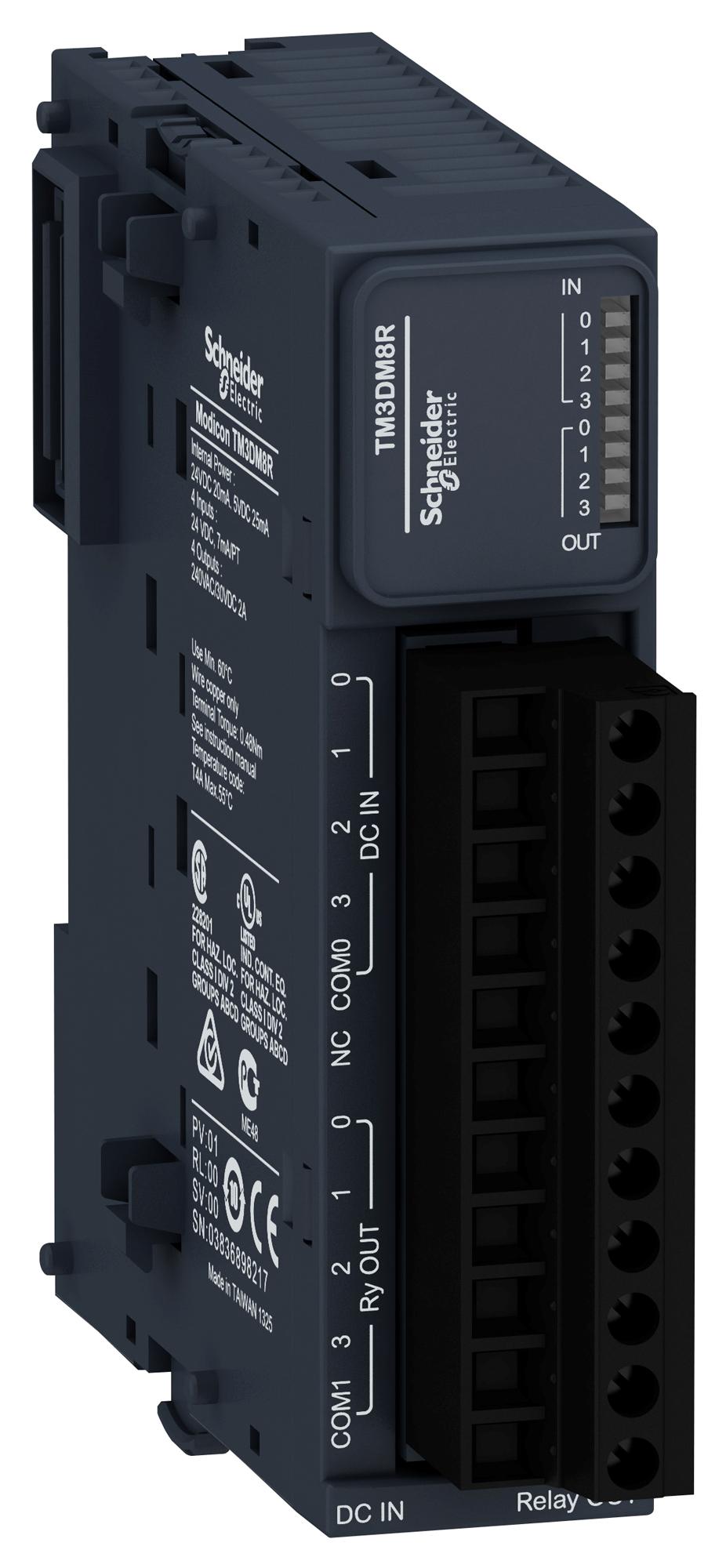 TM3DM8R DISCRETE 8 I/O MODULE SCHNEIDER ELECTRIC