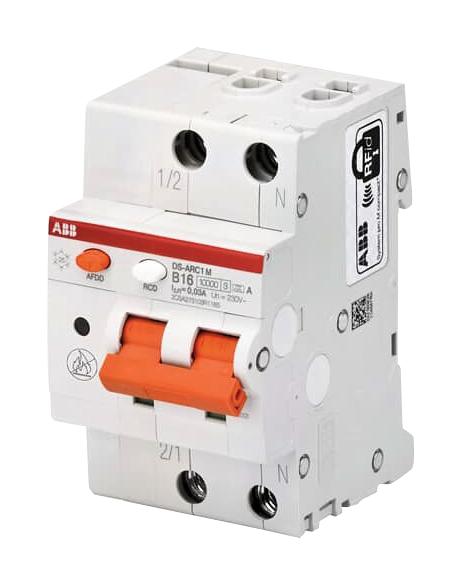 DS-ARC1 M B13 A30 AFDD W/RCBO, 2POLE, 13A, 240VAC ABB