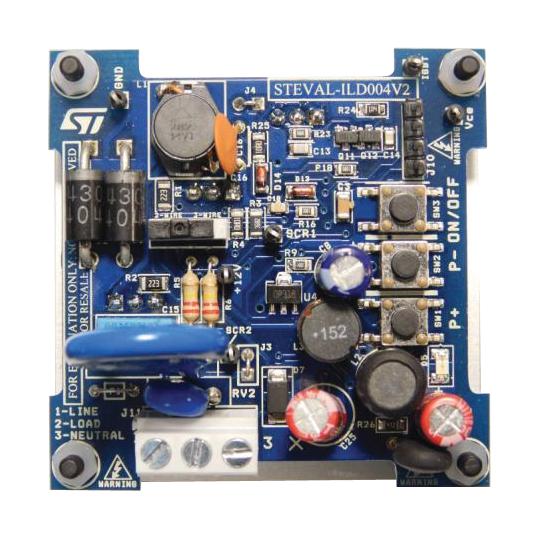 STEVAL-ILD004V2 EVAL BOARD, HALOGEN/LOW-CONSUMPTION LAMP STMICROELECTRONICS