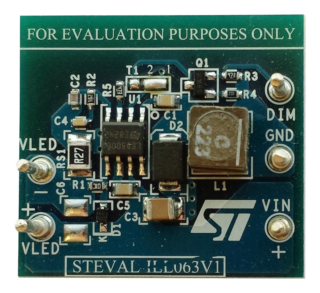STEVAL-ILL063V1 EVAL BOARD, 3A LED DRIVER STMICROELECTRONICS