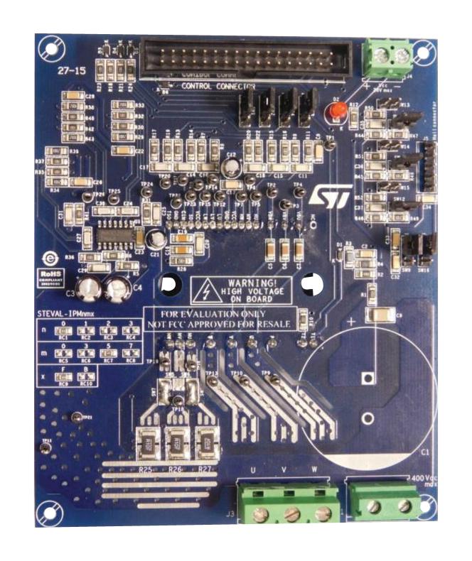 STEVAL-IPM05F EVAL BOARD, IPM, 3-PHASE IGBT INVERTER STMICROELECTRONICS