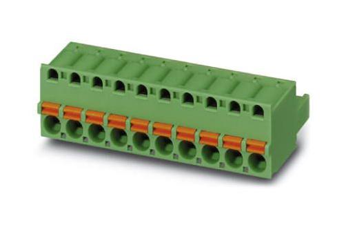 FKC 2,5/ 8-ST-5,08 -A AU TERMINAL BLOCK, PLUGGABLE, 8WAY, GREEN PHOENIX CONTACT