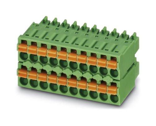 FMCD 1,5/ 2-ST-3,5 TERMINAL BLOCK, PLUGGABLE, 2POS, 16AWG PHOENIX CONTACT