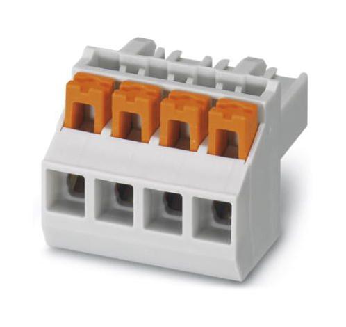 PSPT 2,5/ 4-ST KMGY TERMINAL BLOCK, PLUGGABLE, 4WAY PHOENIX CONTACT