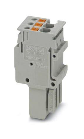 PP-H 1,5/S/3 TERMINAL BLOCK, PLUGGABLE, 3WAY PHOENIX CONTACT