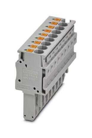 PP-H 4/ 9 TERMINAL BLOCK, PLUGGABLE, 9WAY PHOENIX CONTACT