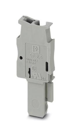 SP 2,5/ 1-L TERMINAL BLOCK, PLUGGABLE, 1WAY PHOENIX CONTACT