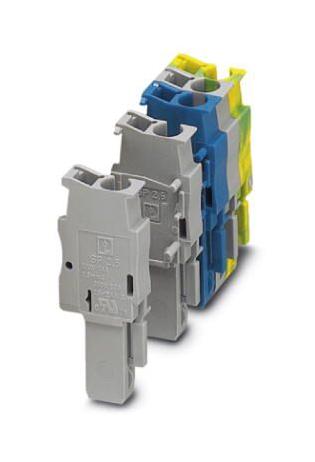 SP 2,5/ 1-M GNYE TERMINAL BLOCK, PLUGGABLE, 1WAY PHOENIX CONTACT