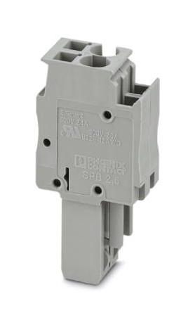 SPB 2,5/ 2 TERMINAL BLOCK, PLUGGABLE, 2WAY PHOENIX CONTACT