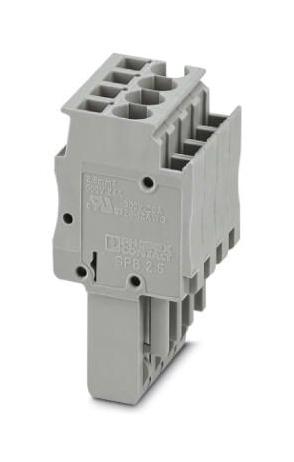 SPB 2,5/ 4 TERMINAL BLOCK, PLUGGABLE, 4WAY PHOENIX CONTACT