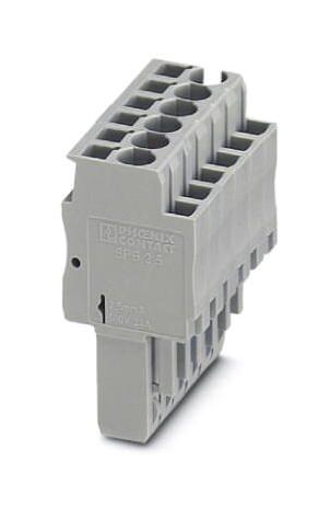 SPB 2,5/ 6 TERMINAL BLOCK, PLUGGABLE, 6WAY PHOENIX CONTACT