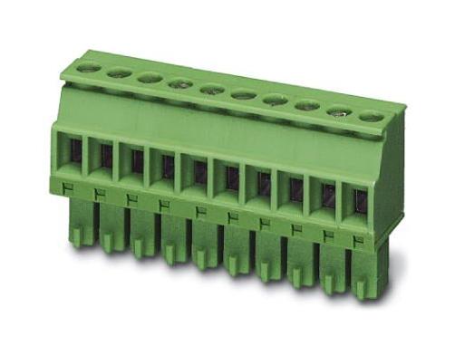 MCVR 1,5/ 6-ST-3,81 BK TERMINAL BLOCK, PLUGGABLE, 6WAYS PHOENIX CONTACT