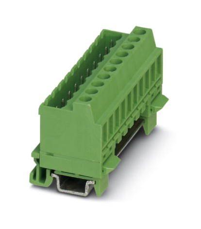 MSTBVK 2,5/ 3-G-5,08 DIN RAIL TB, PLUG-IN BLOCK, 3WAY, 12AWG PHOENIX CONTACT