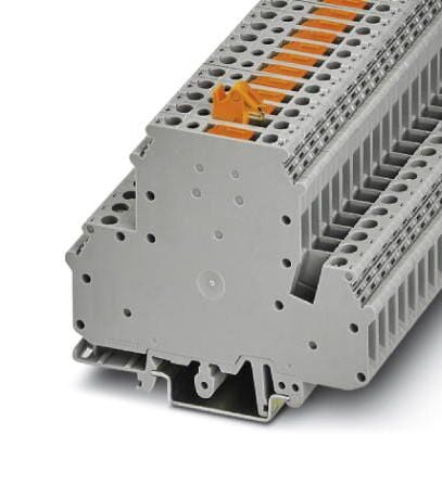 UKK 5-MTK-P/P-DIO/OL-U DIN RAIL TB, KNIFE DISCONN, 4WAY, 12AWG PHOENIX CONTACT