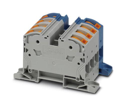 PTPOWER 35-3L/N-F DINRAIL TERMINAL BLOCK, 8WAY, 2AWG PHOENIX CONTACT