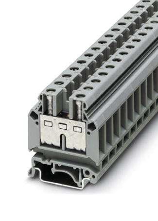 URKN/S DIN RAIL TB, FEED-THRU, 2WAY, 8AWG PHOENIX CONTACT