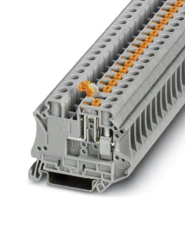 UT 6-MT DIN RAIL TB, KNIFE DISCONNECT, 2P, 8AWG PHOENIX CONTACT