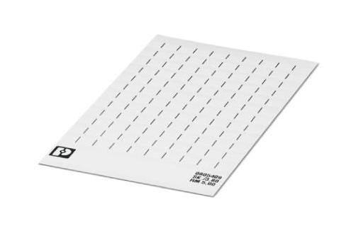 SK  5/3,8:UNBEDRUCKT MARKER CARD, BLANK, 5MM, WHITE, TB PHOENIX CONTACT