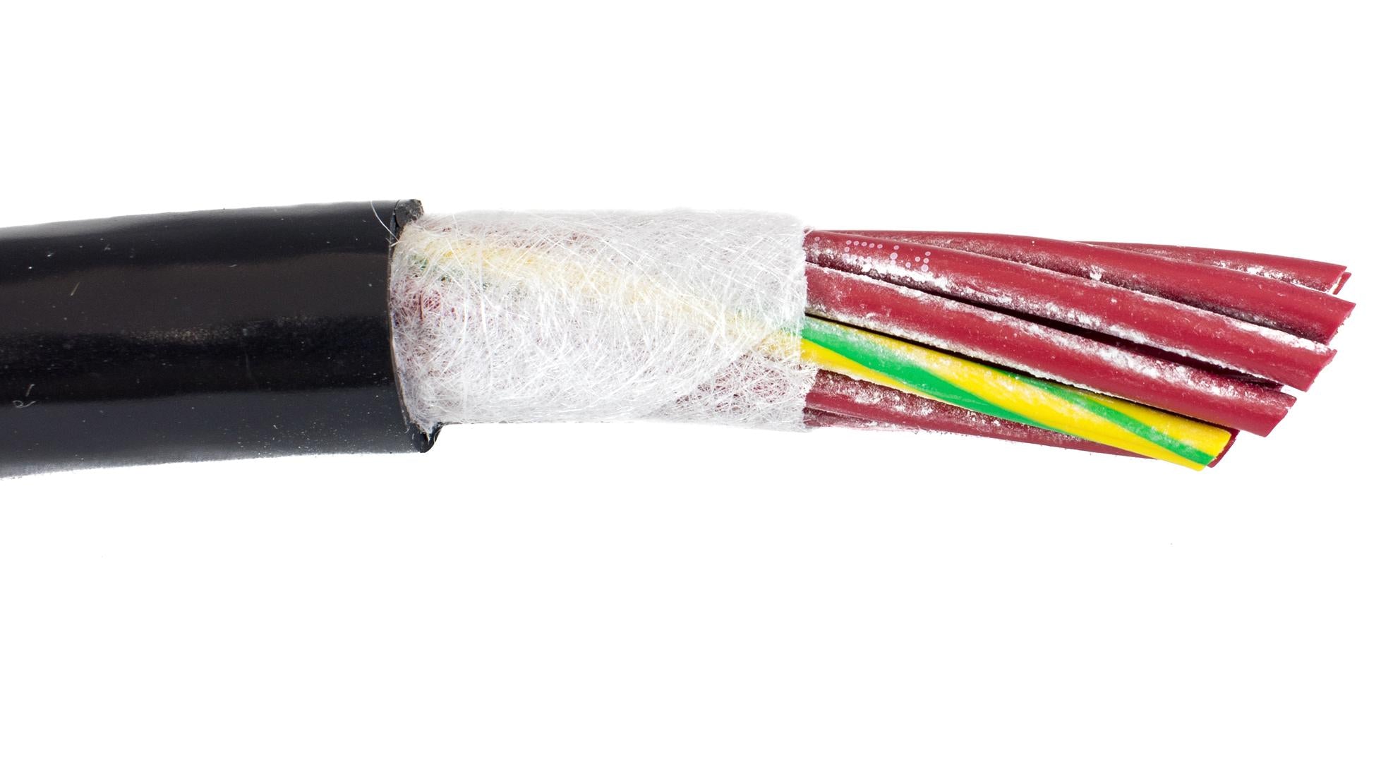85207 BK005 UNSHLD CABLE, 7COND, 3.35MM2, 30M ALPHA WIRE