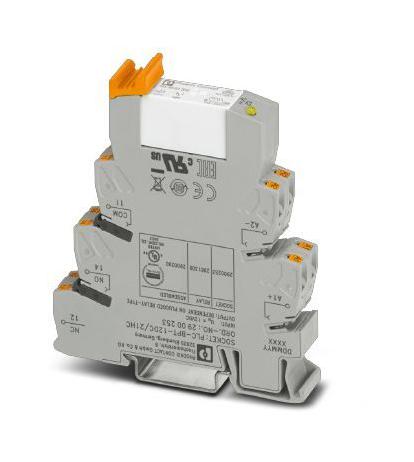 PLC-RPT- 12DC/21HC POWER RELAY, SPDT, 12VDC, 10A, DIN RAIL PHOENIX CONTACT