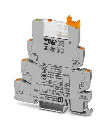 PLC-RPT- 24DC/ 1AU/MS/SEN POWER RLY, SPST, 24VDC, 0.05A, DIN RAIL PHOENIX CONTACT