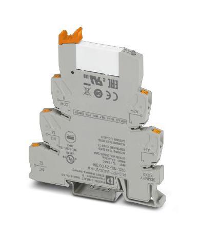 PLC-RPT- 24UC/21/RW POWER RELAY, SPDT, 24VDC, 6A, DIN RAIL PHOENIX CONTACT