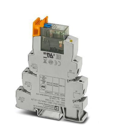 PLC-RSC- 24UC/21-21/MS POWER RELAY, DPDT, 24V, 6A, DIN RAIL PHOENIX CONTACT