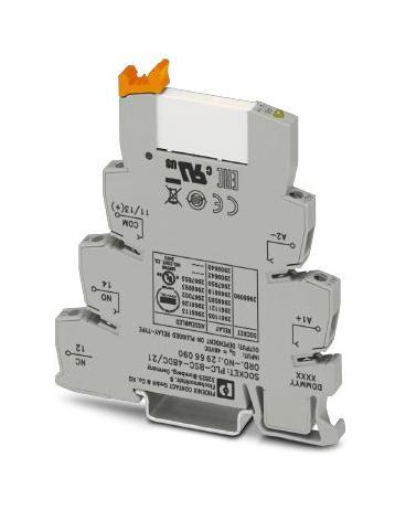 PLC-RSC- 48DC/21AU POWER RELAY, SPDT, 48VDC, 6A, DIN RAIL PHOENIX CONTACT