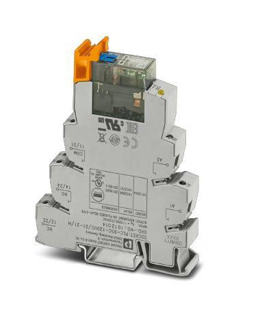 PLC-RSC-120UC/21-21/MS POWER RELAY, DPDT, 120VAC, 6A, DIN RAIL PHOENIX CONTACT