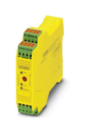 PSR-SPP- 24DC/ESD/4X1/30 SAFETY RELAY, DPST, 24VDC, 6A, DIN RAIL PHOENIX CONTACT