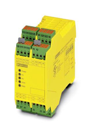 PSR-SPP- 24DC/ESD/5X1/1X2/T10S SAFETY RELAY, 3PST/SPST/DPST, 24VDC, 6A PHOENIX CONTACT
