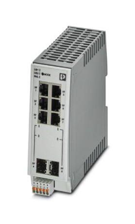 FL SWITCH 2306-2SFP ETHERNET SWITCH, 8PORT, 10/100/1000MBPS PHOENIX CONTACT