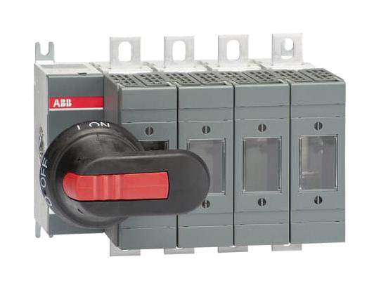 OS125GD04N2P FUSED SWITCH, 4 POLE, 4 FUSE, 125A, 690V ABB