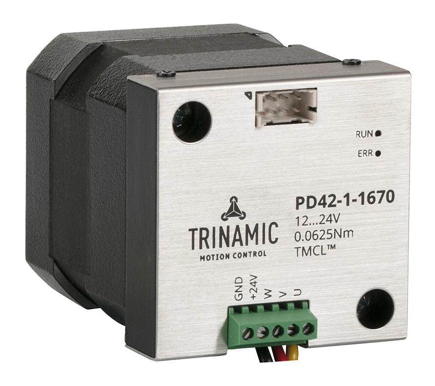 PD42-1-1670-TMCL BLDC MOTOR, 3-PH, 4000RPM, 0.0625NM, 24V TRINAMIC / ANALOG DEVICES