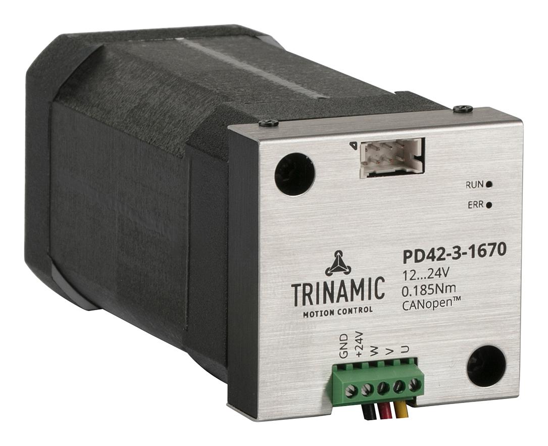 PD42-3-1670-CANOPEN BLDC MOTOR, 3PH, 4000RPM, 0.185NM, 24VDC TRINAMIC / ANALOG DEVICES