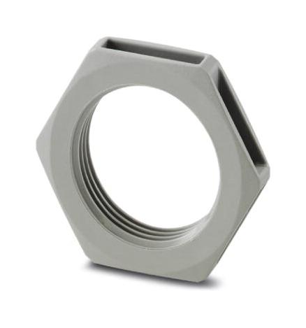 FT NUT M25 GY NUT FOR CIRCULAR CONNECTORS, PPE, GREY PHOENIX CONTACT