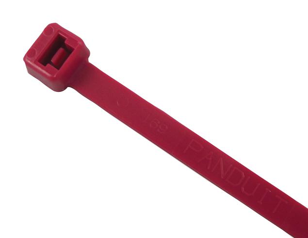 PLT1M-L2 CABLE TIE, NYLON 6.6, 99.1MM, 18LB, RED PANDUIT